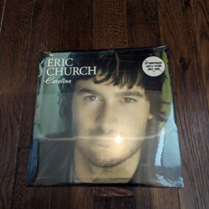 Eric Church- Carolina 10th Anniversary White Vinyl BN- SEALED